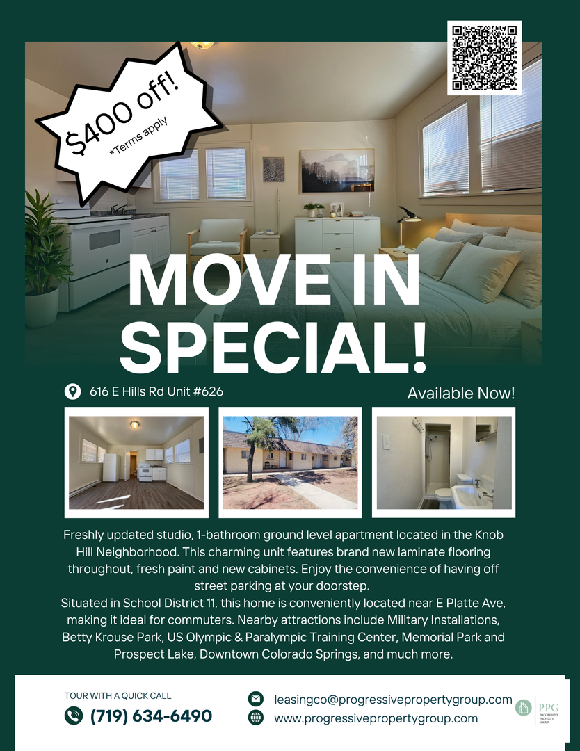 Colorado Springs Condo: 626 East Hills Rd