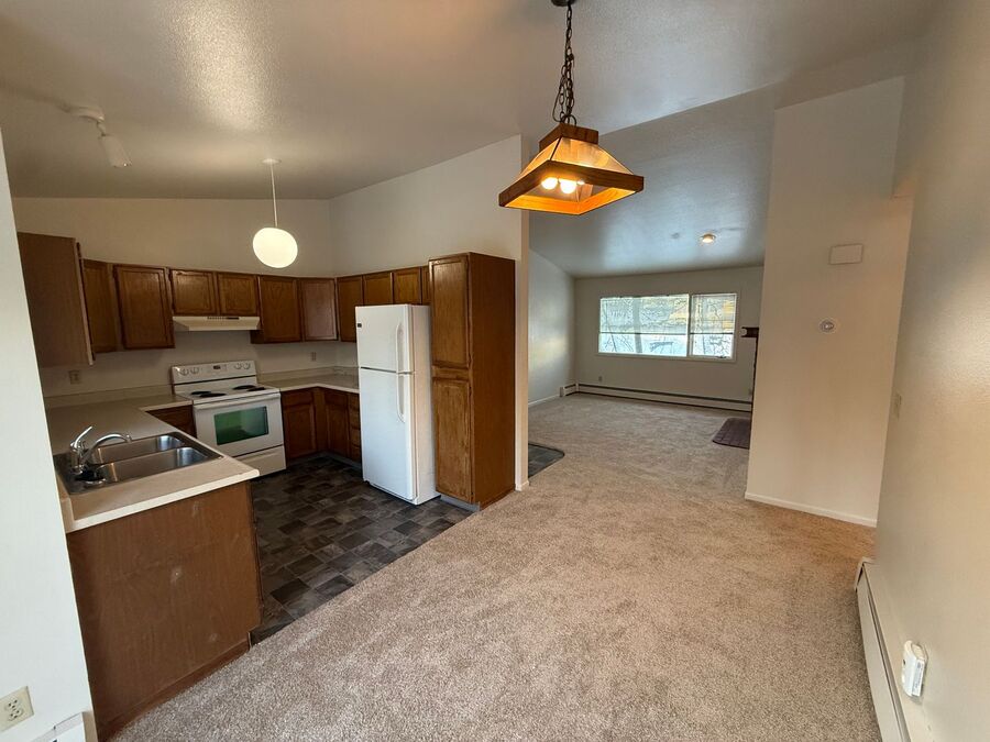 2 bed one bath apartment at the end of a culdesac and trails galore!