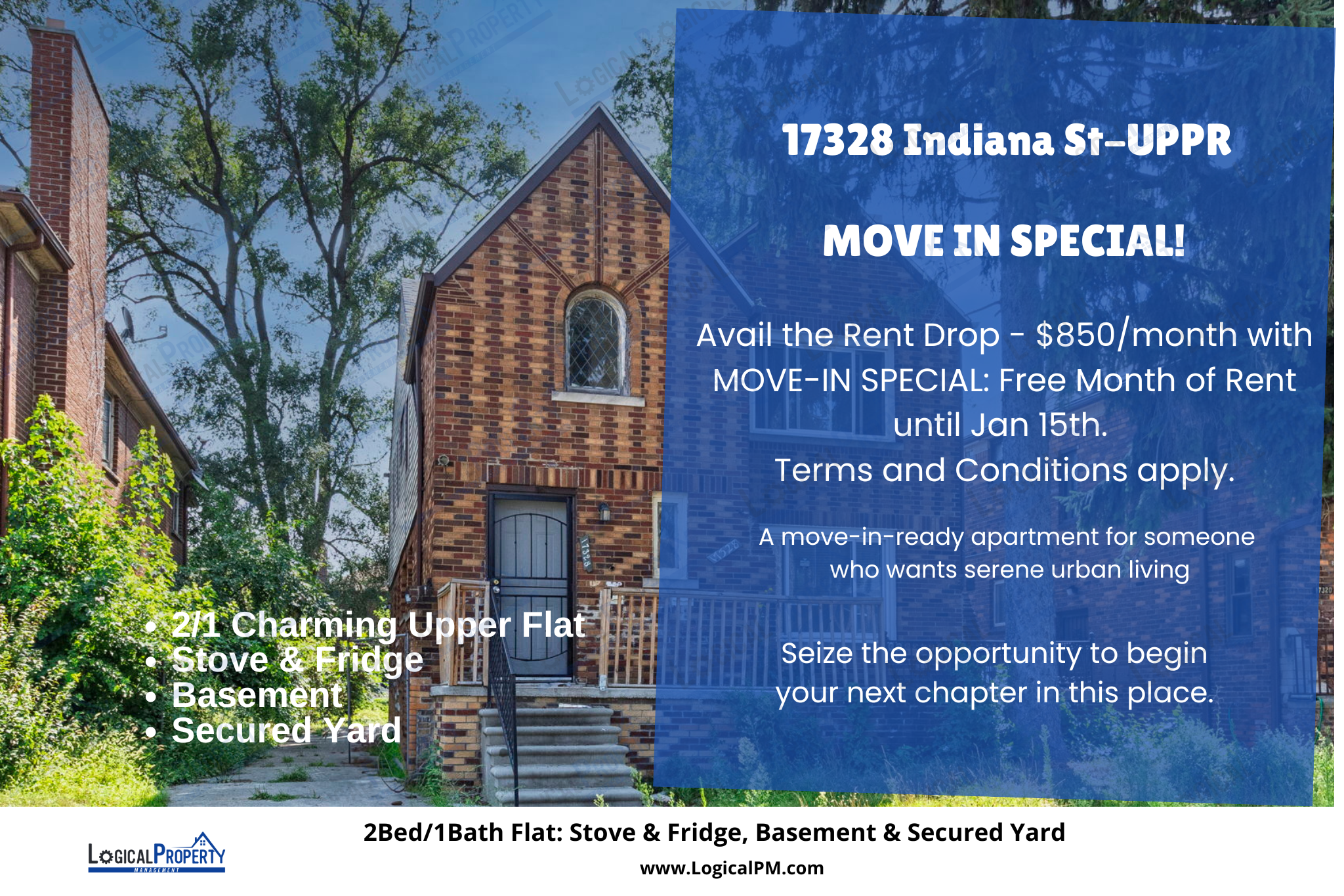 Detroit Condo: 17328 Indiana St Uppr