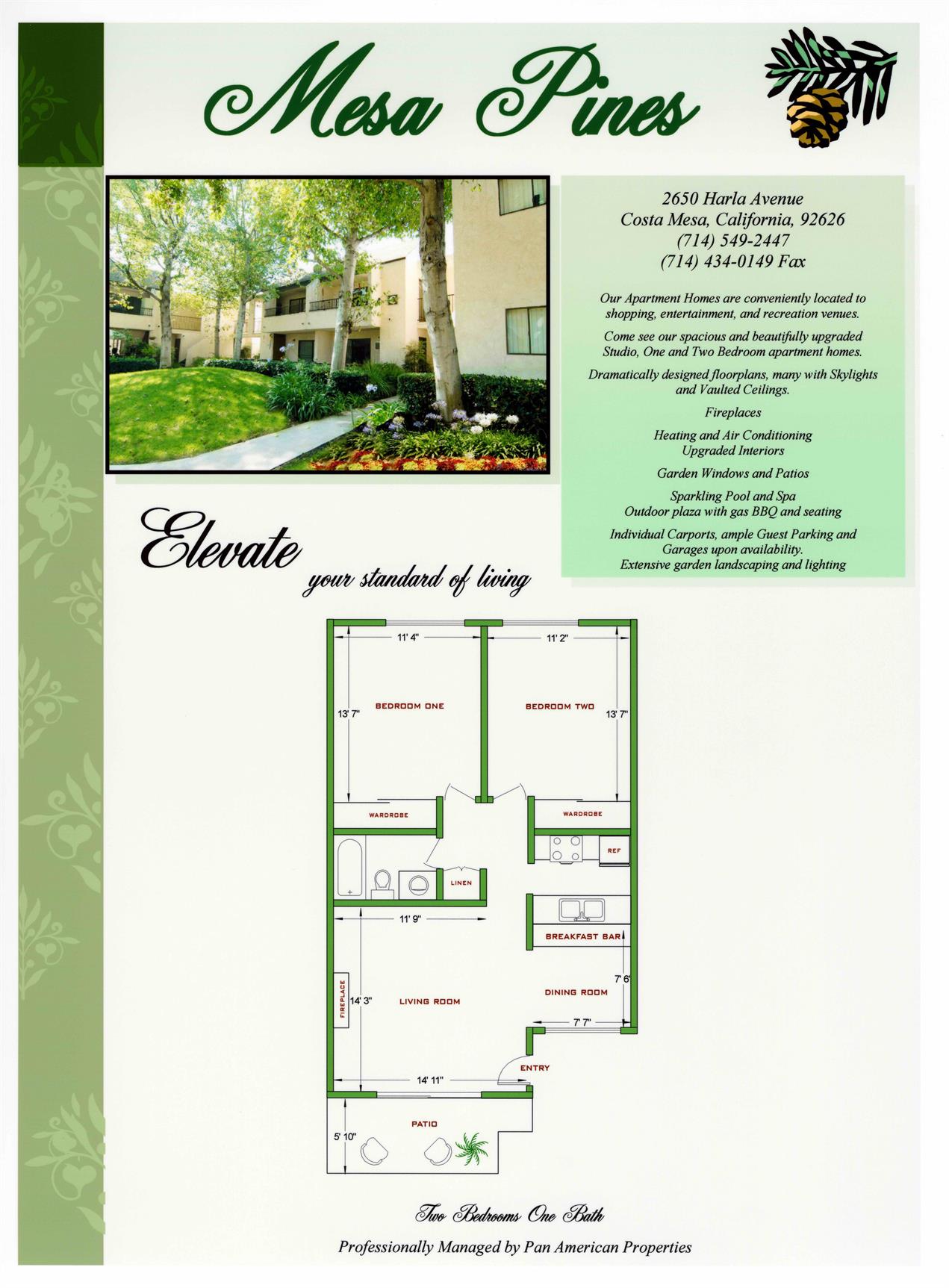 Costa Mesa Apartment: 2650 Harla Avenue