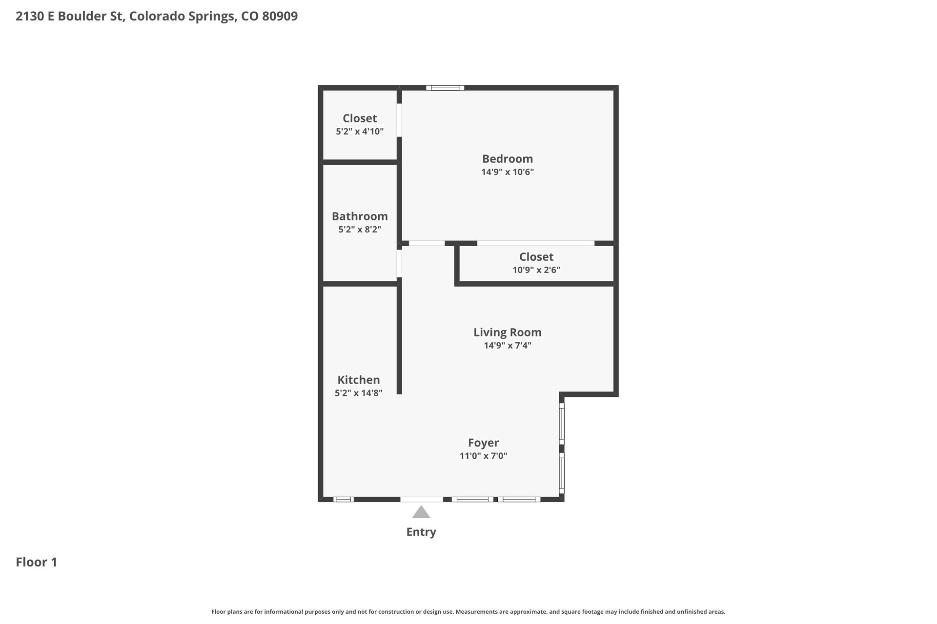 Colorado Springs Apartment: 2130 E Boulder St