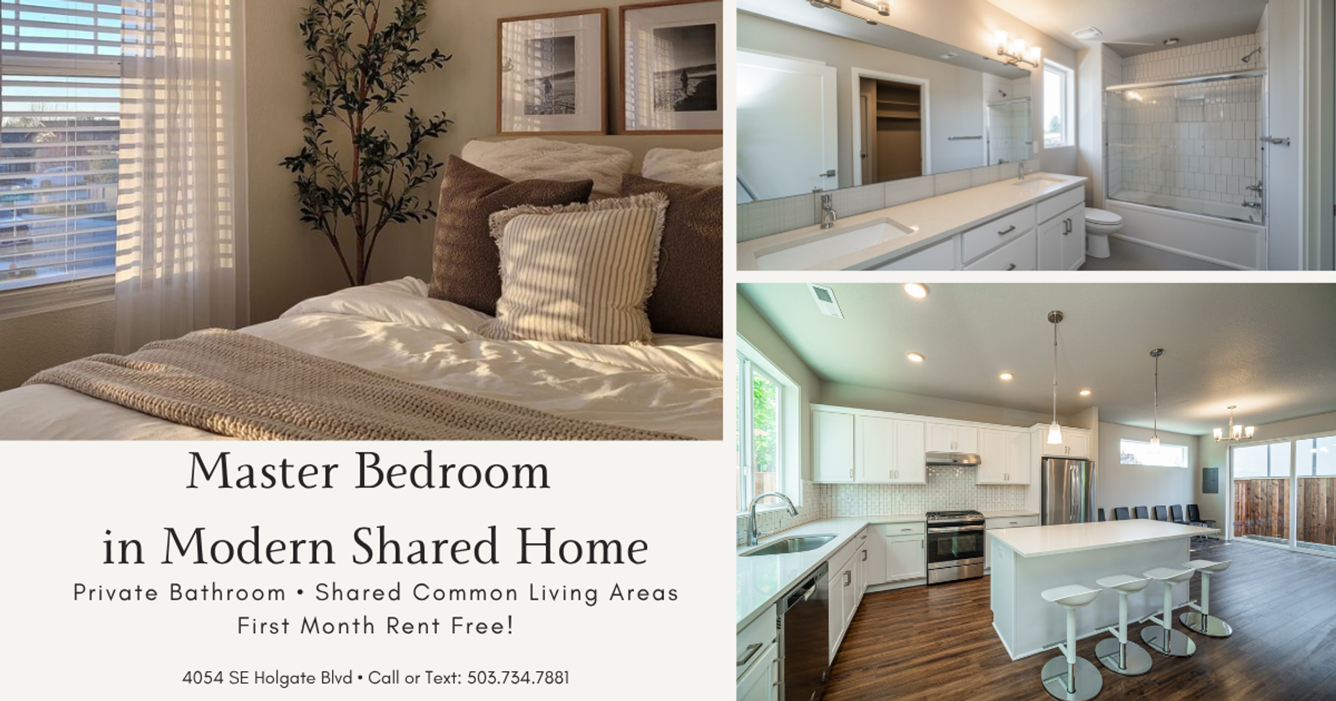Portland Condo: 4054 SE Holgate Blvd. Room A