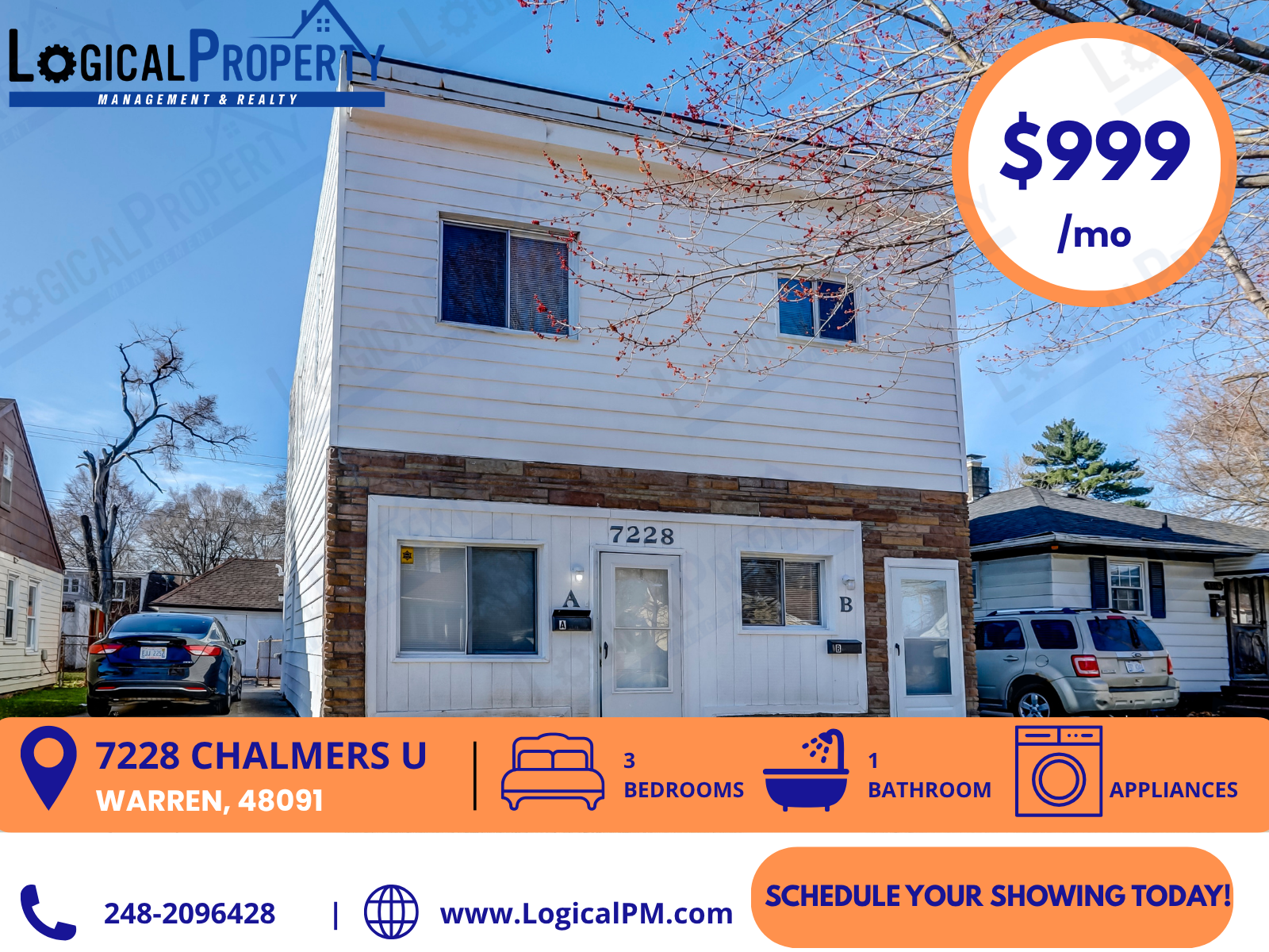 Warren Condo: 7228 Chalmers Ave Uppr