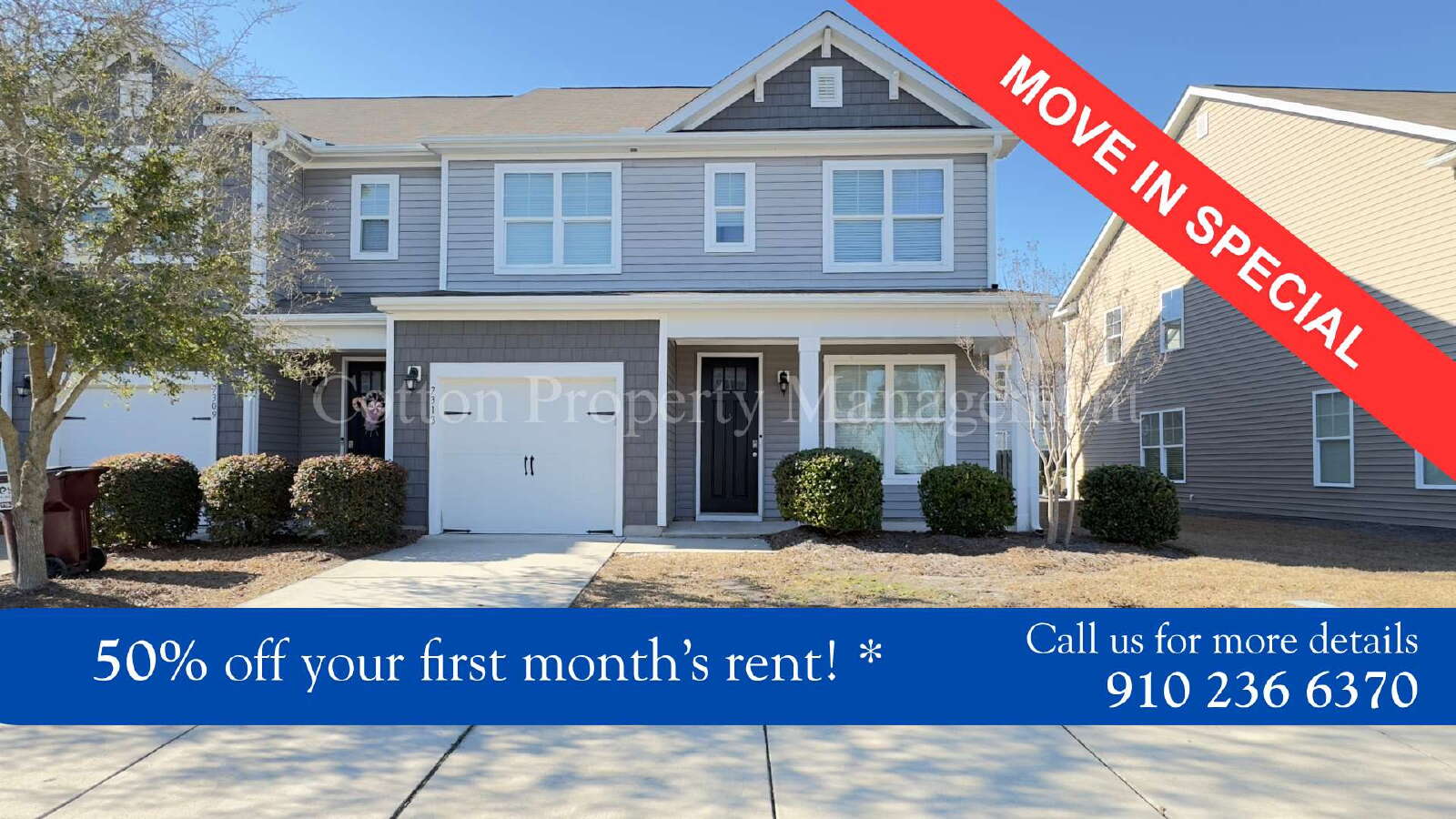 Wilmington Townhome: 7313 Chipley Drive