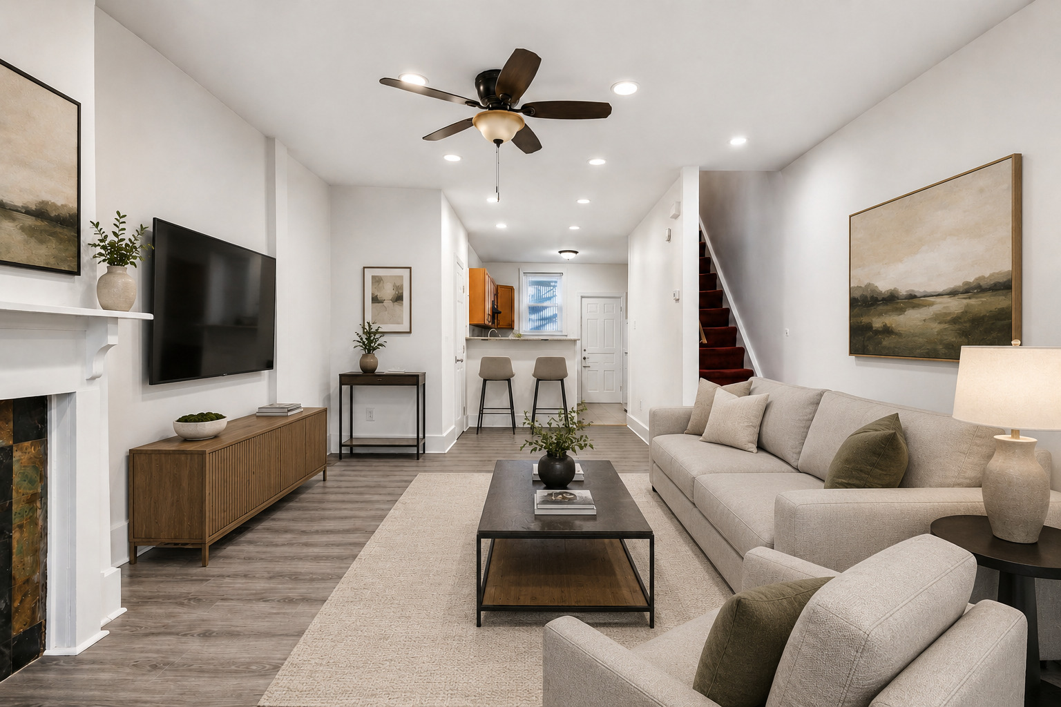 Philadelphia Townhome: 45 N Lindenwood St