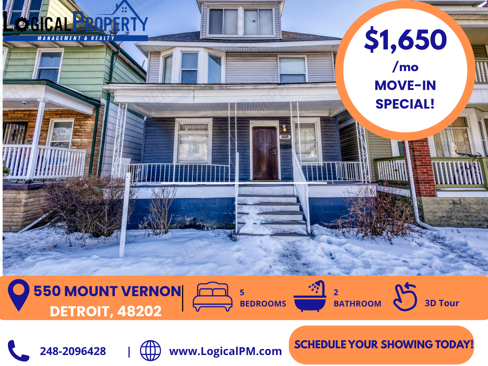 Detroit Condo: 550 Mount Vernon St