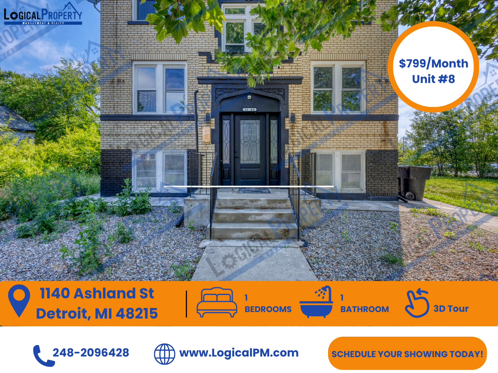 Detroit Condo: 1140 Ashland St