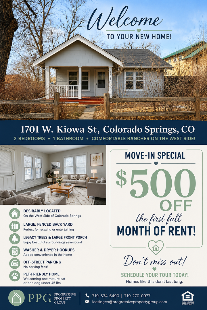 Colorado Springs House: 1701 W. Kiowa