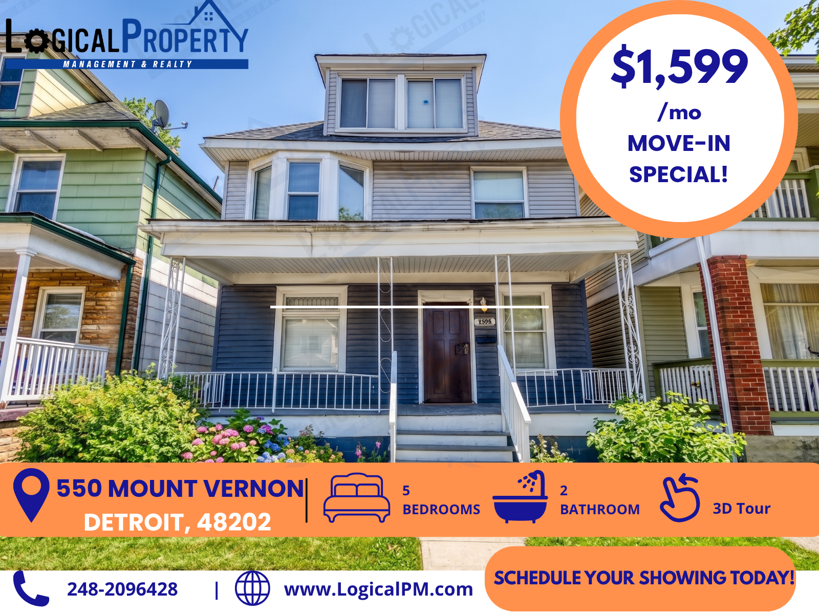 Detroit Condo: 550 Mount Vernon St