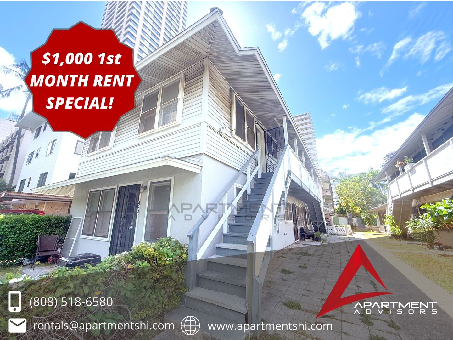 Honolulu Condo: 424 Olohana St