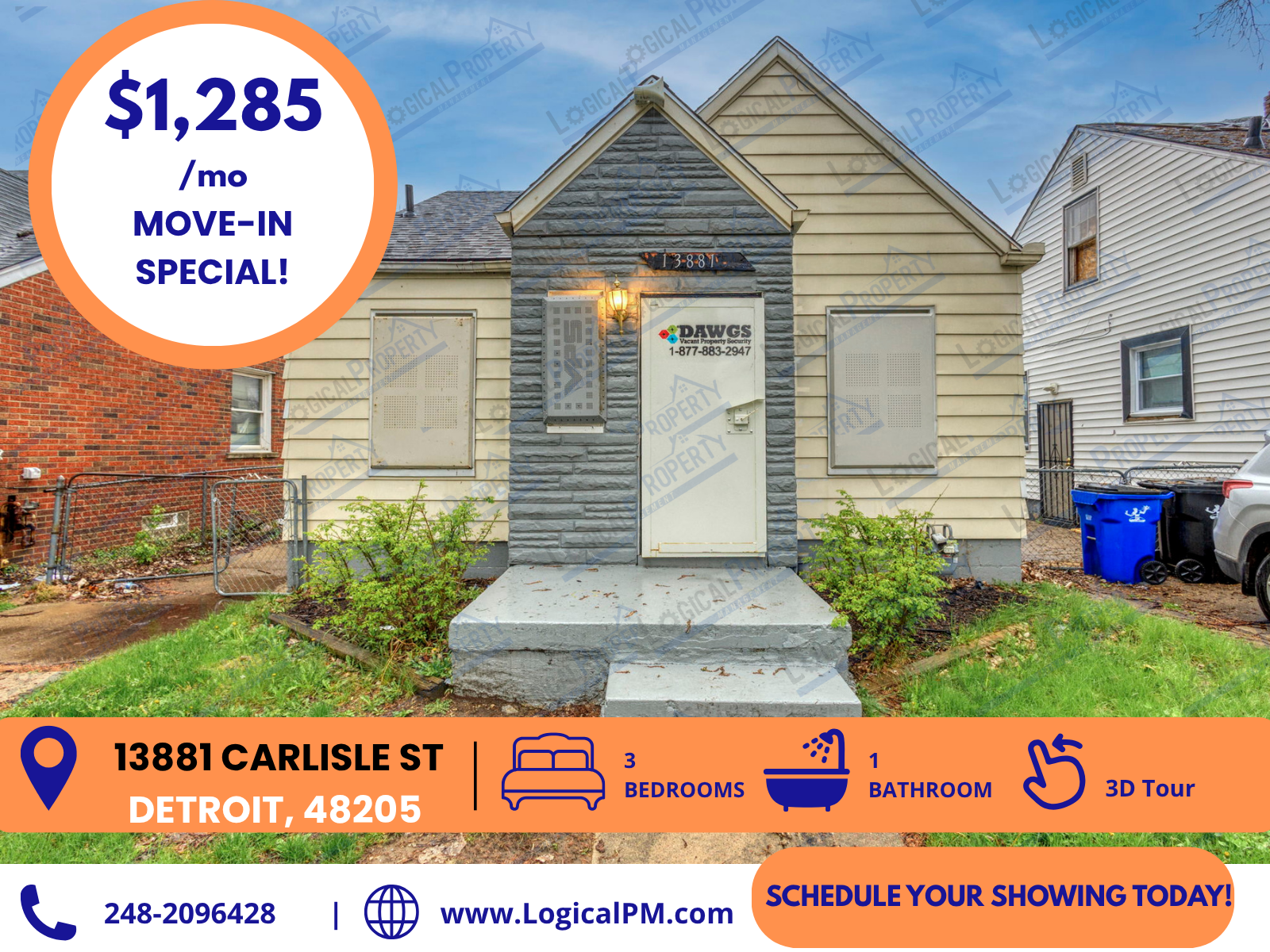 Detroit Townhome: 13881 Carlisle St