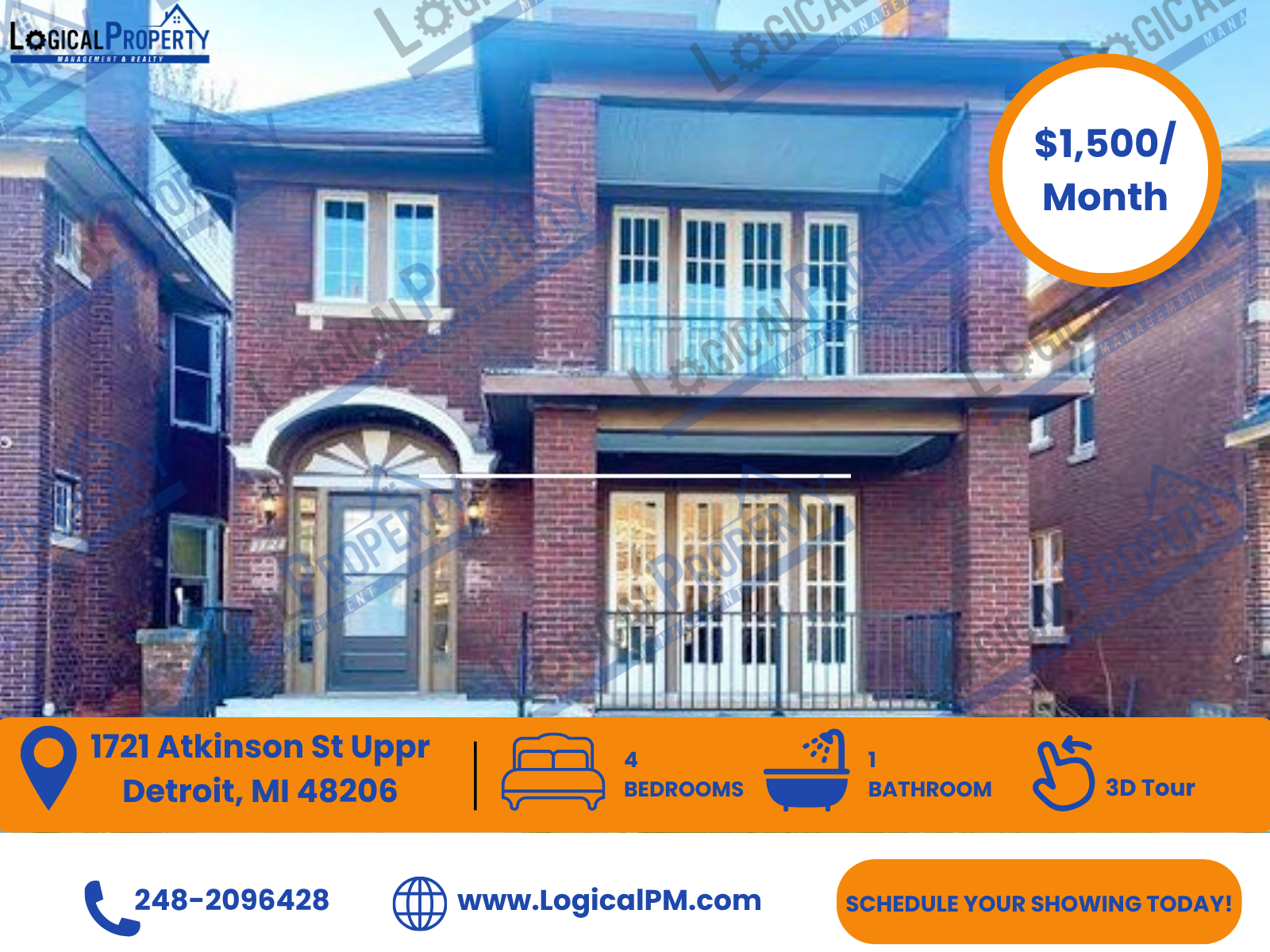 Detroit Condo: 1721 Atkinson St Uppr