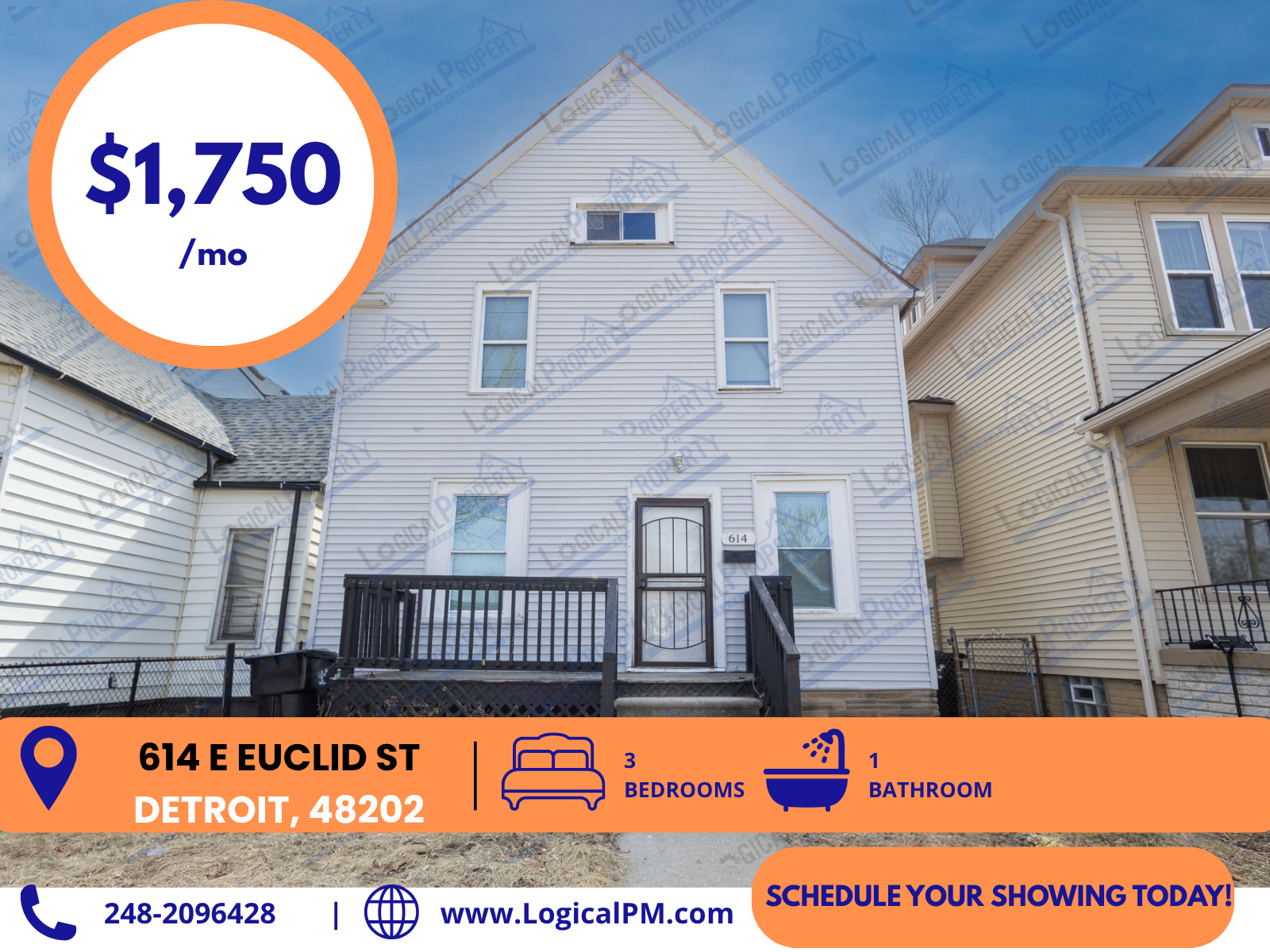 Detroit Condo: 614 E Euclid St