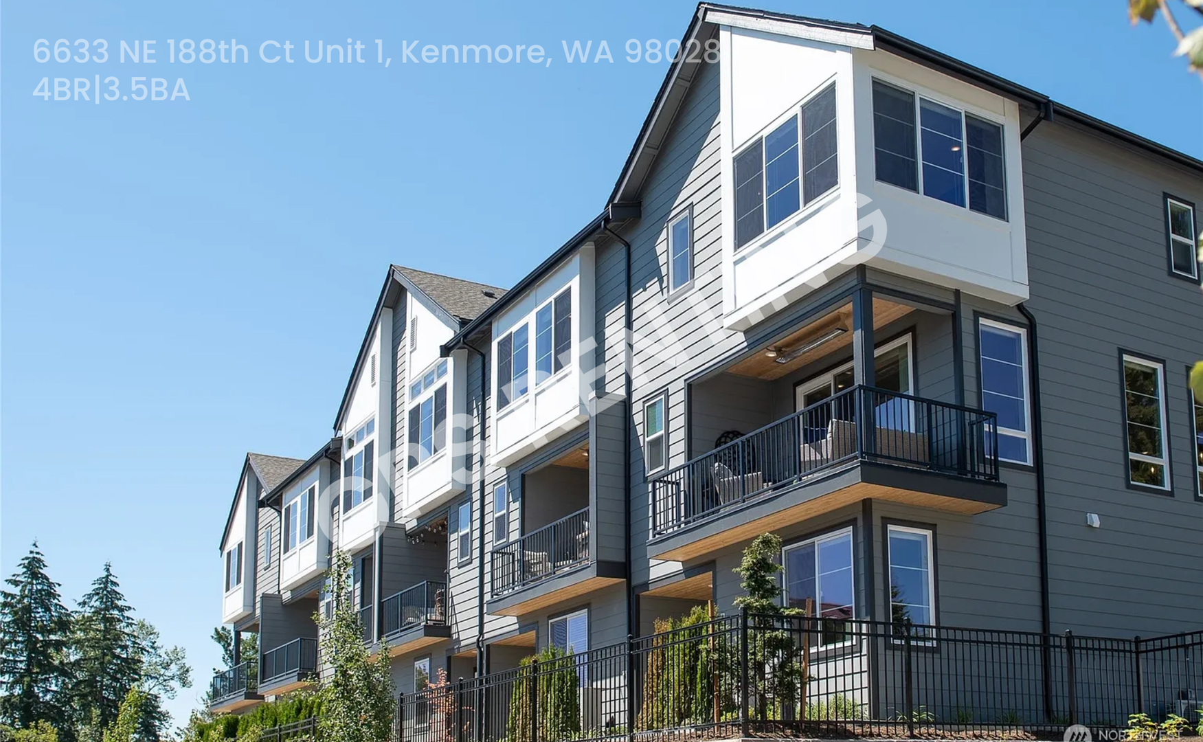 Kenmore Townhome: 6633 NE 188th Ct