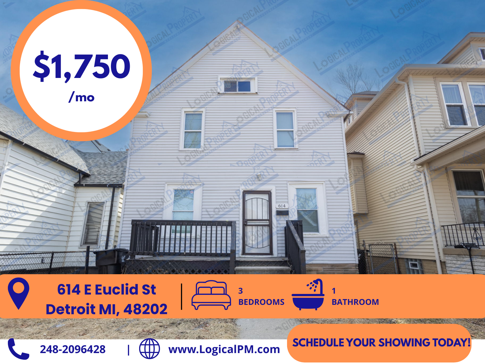 Detroit Condo: 614 E Euclid St