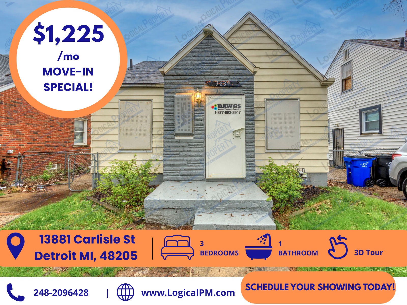 Detroit Townhome: 13881 Carlisle St