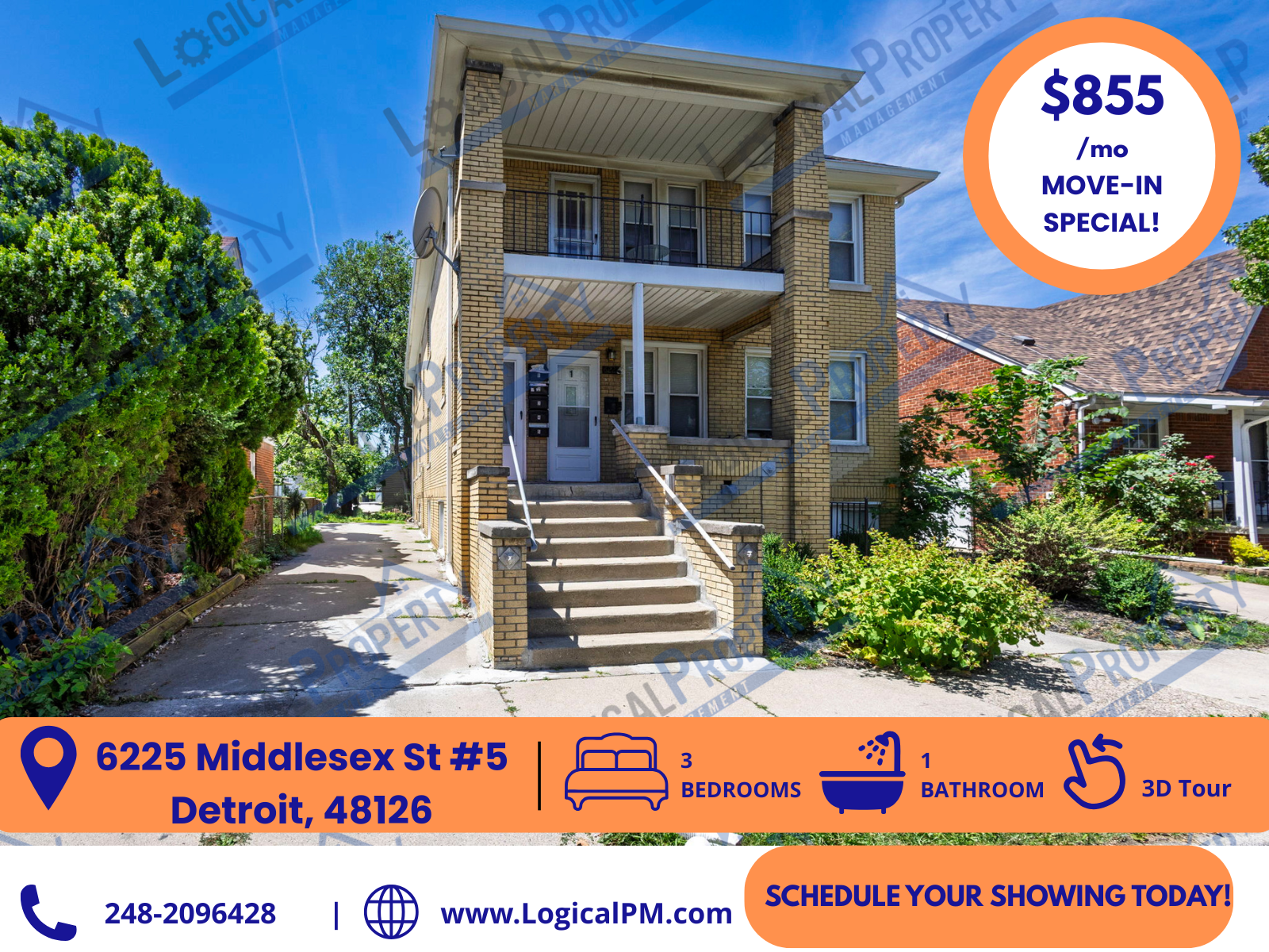 Dearborn Condo: 6225 Middlesex St Apt 5