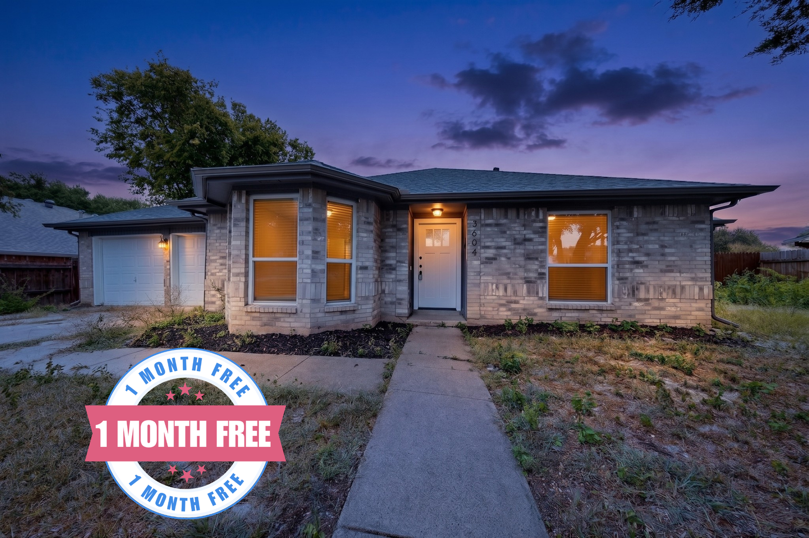 Rowlett House: 3604 Lily Ln
