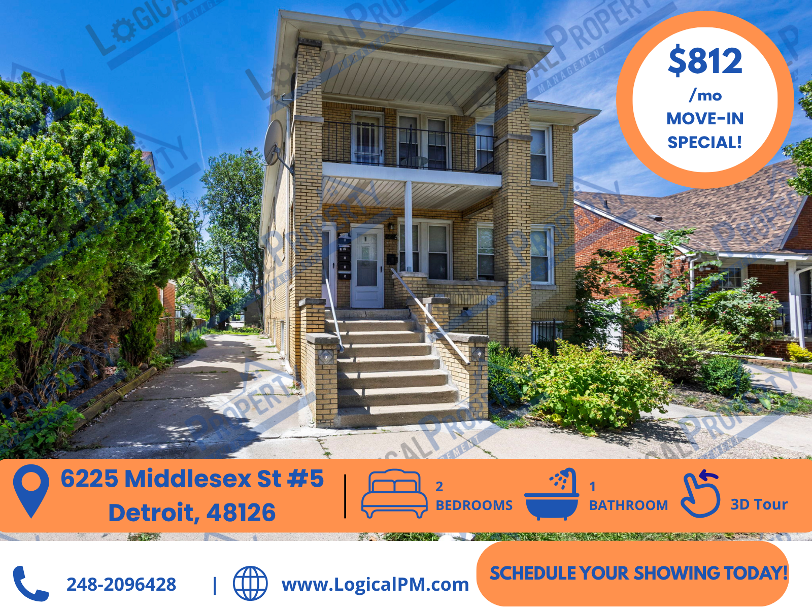 Dearborn Condo: 6225 Middlesex St Apt 5