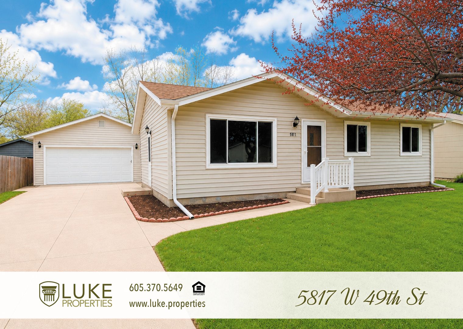 Sioux Falls House: 5817 W 49th St