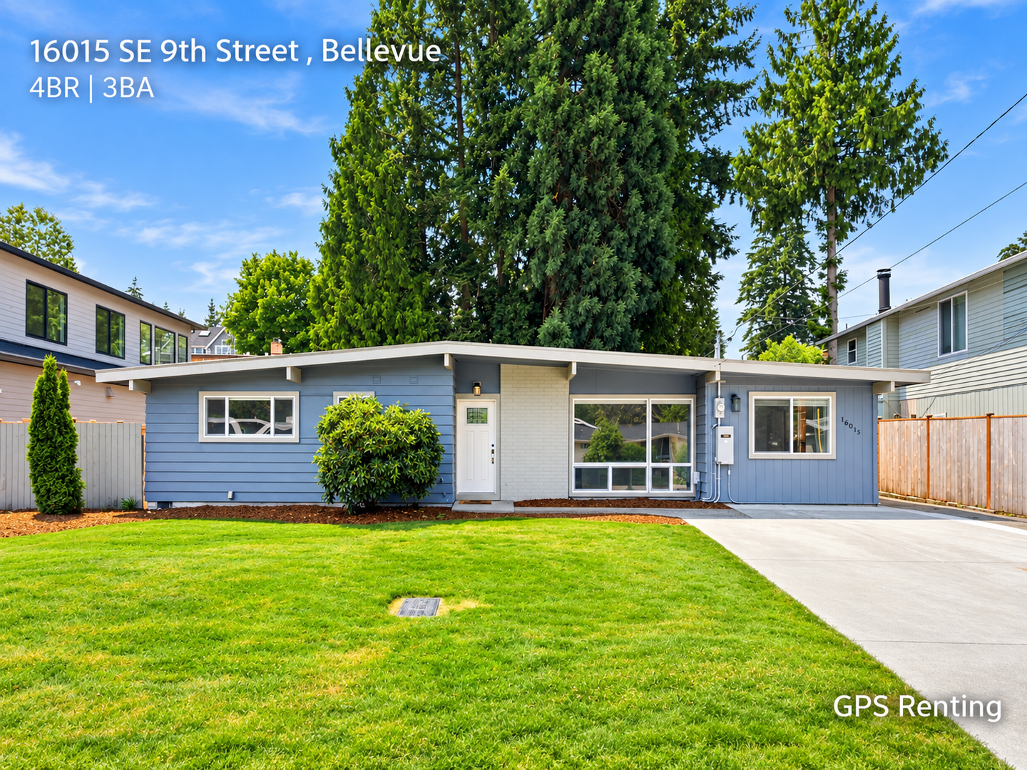 Bellevue House: 16015 SE 9th Street