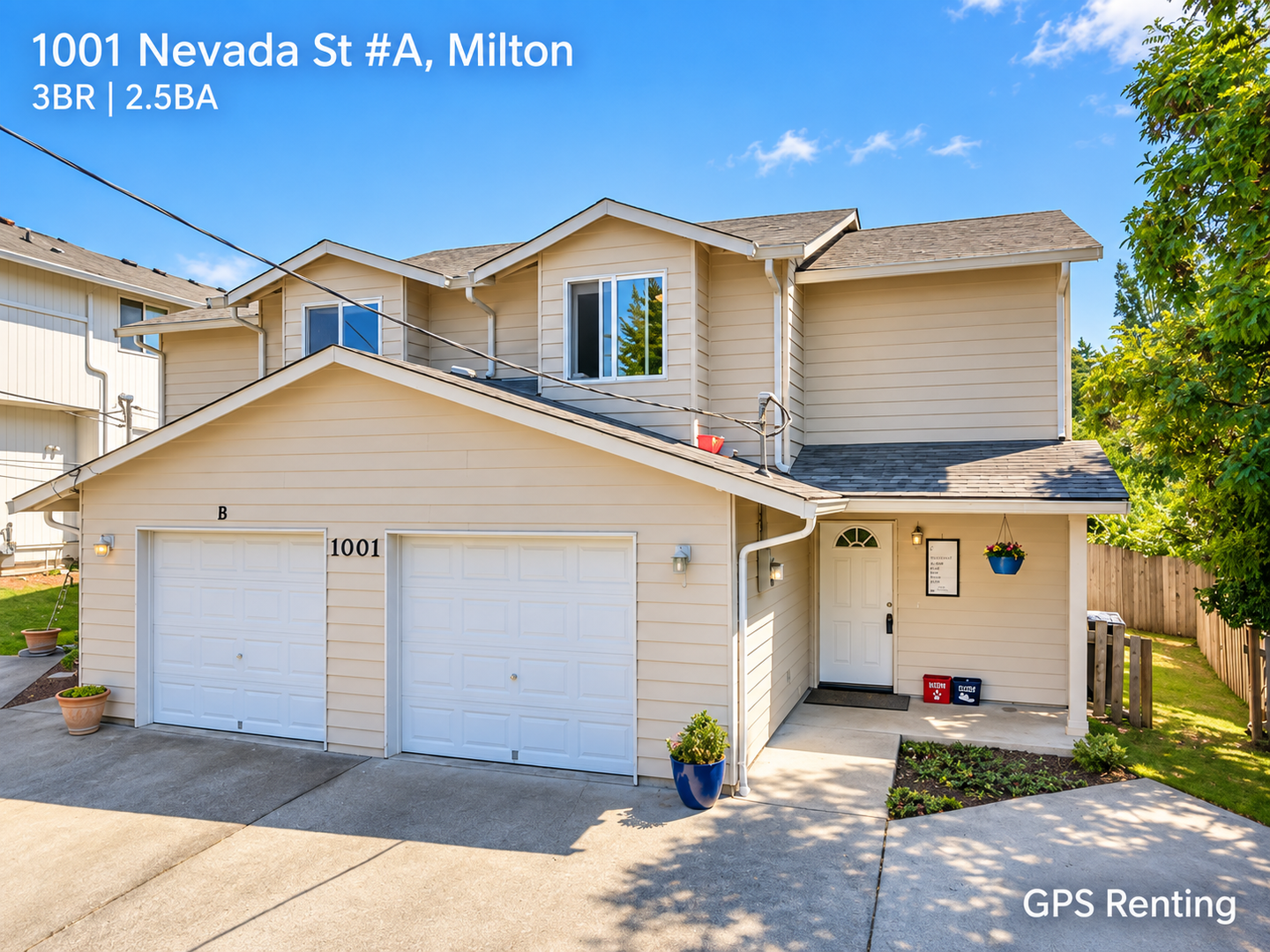 Milton Townhome: 1001 Nevada St