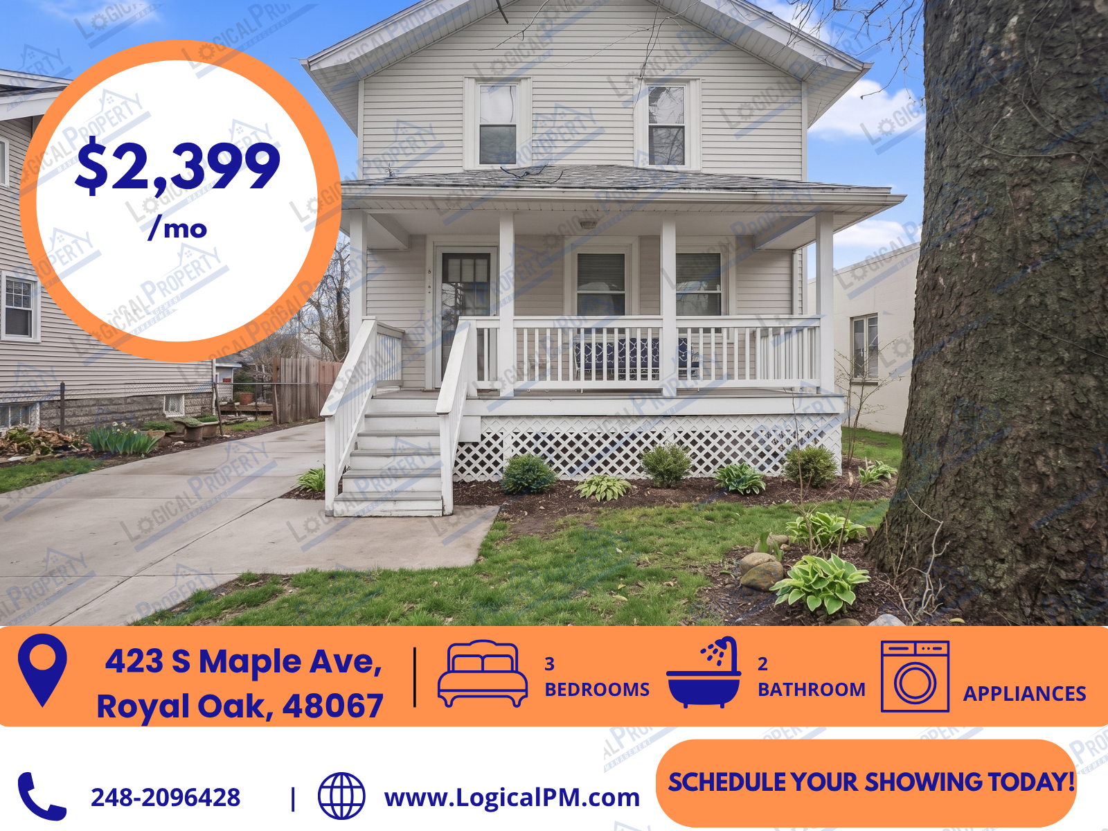 Royal Oak Condo: 423 S Maple Ave