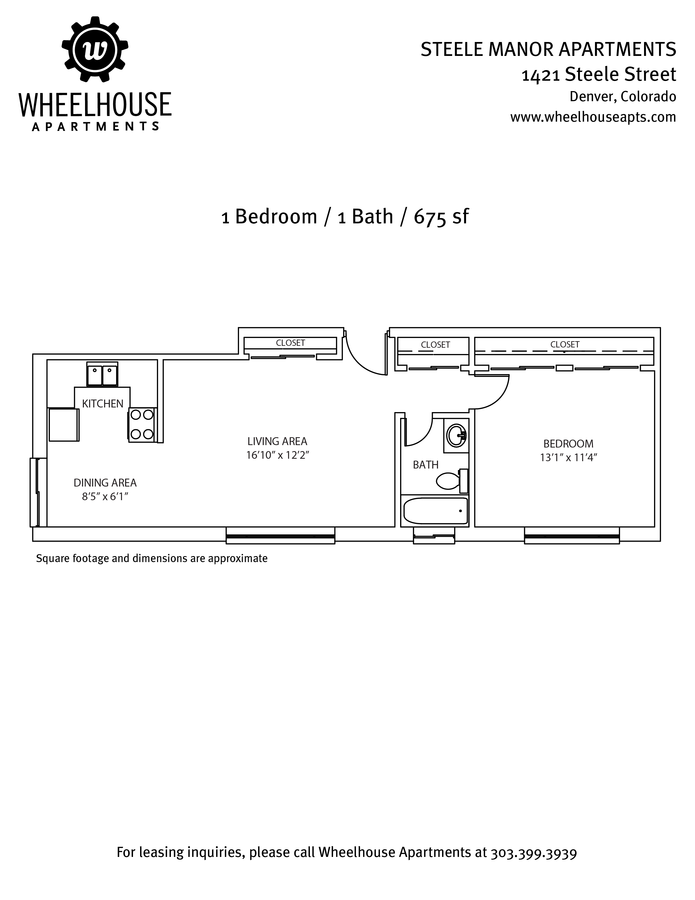 1421 N. Steele Street 103, Denver, CO 80206 Boutique Apts