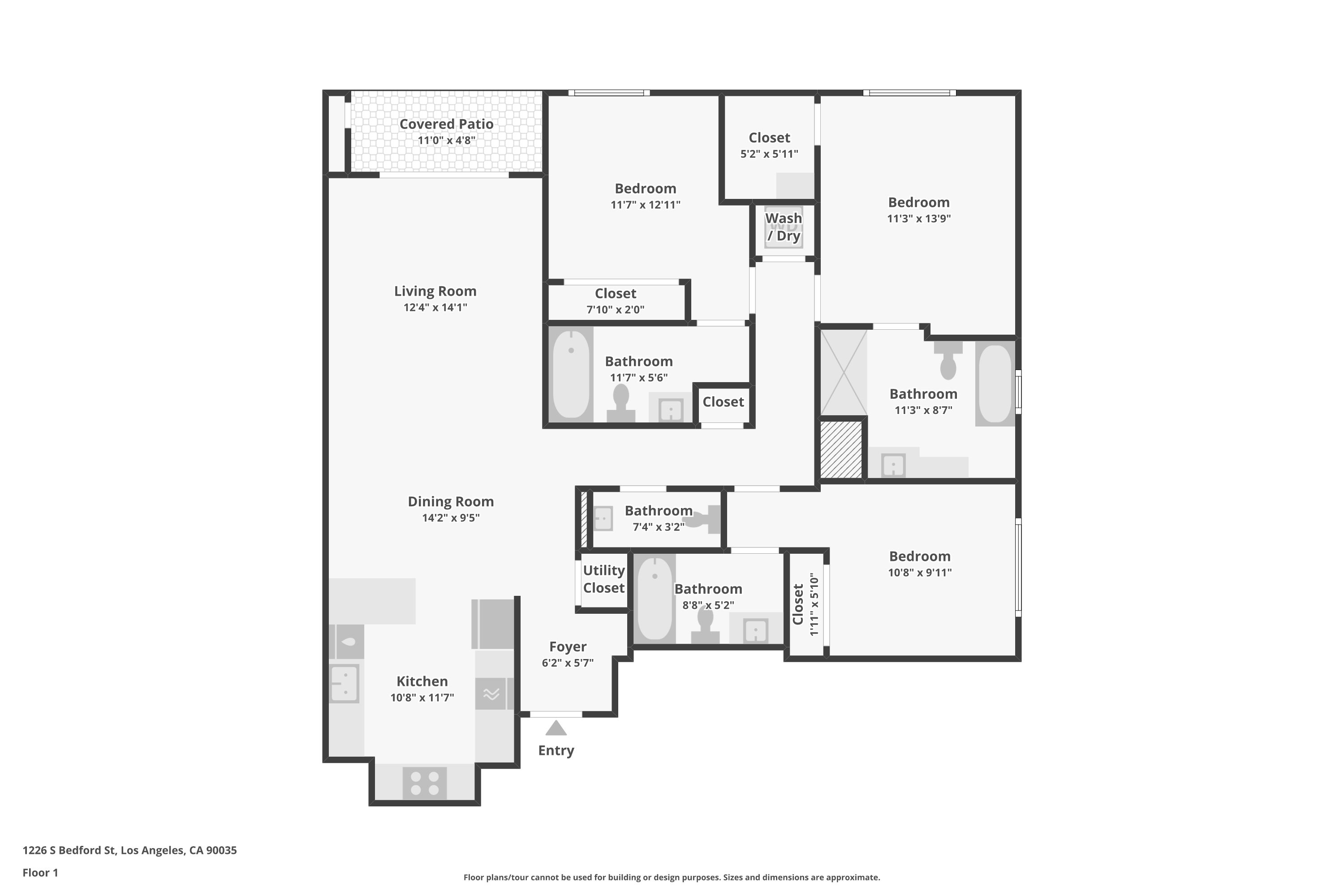 Los Angeles Apartment: 1226 S Bedford St