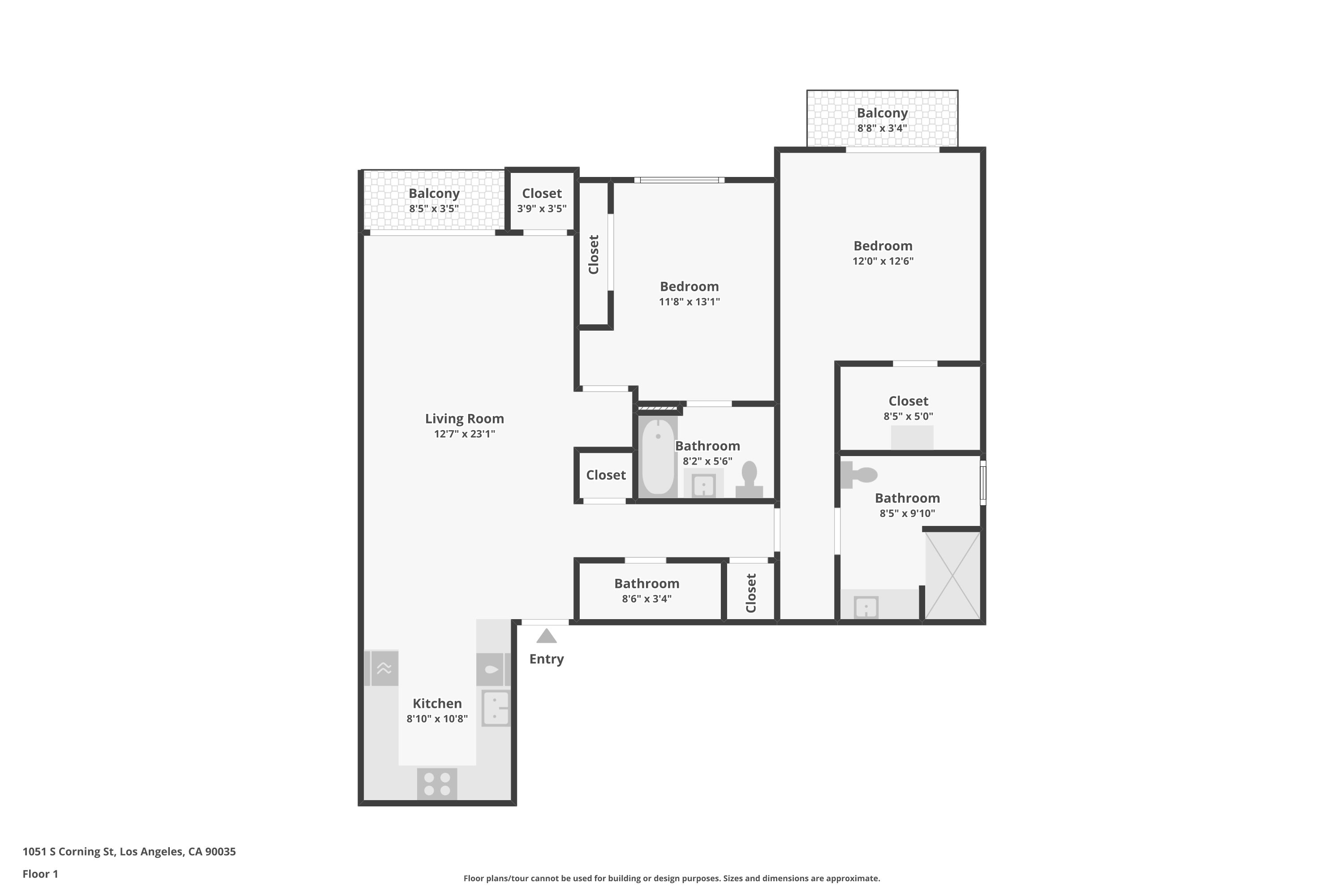 Los Angeles Apartment: 1051 S Corning St