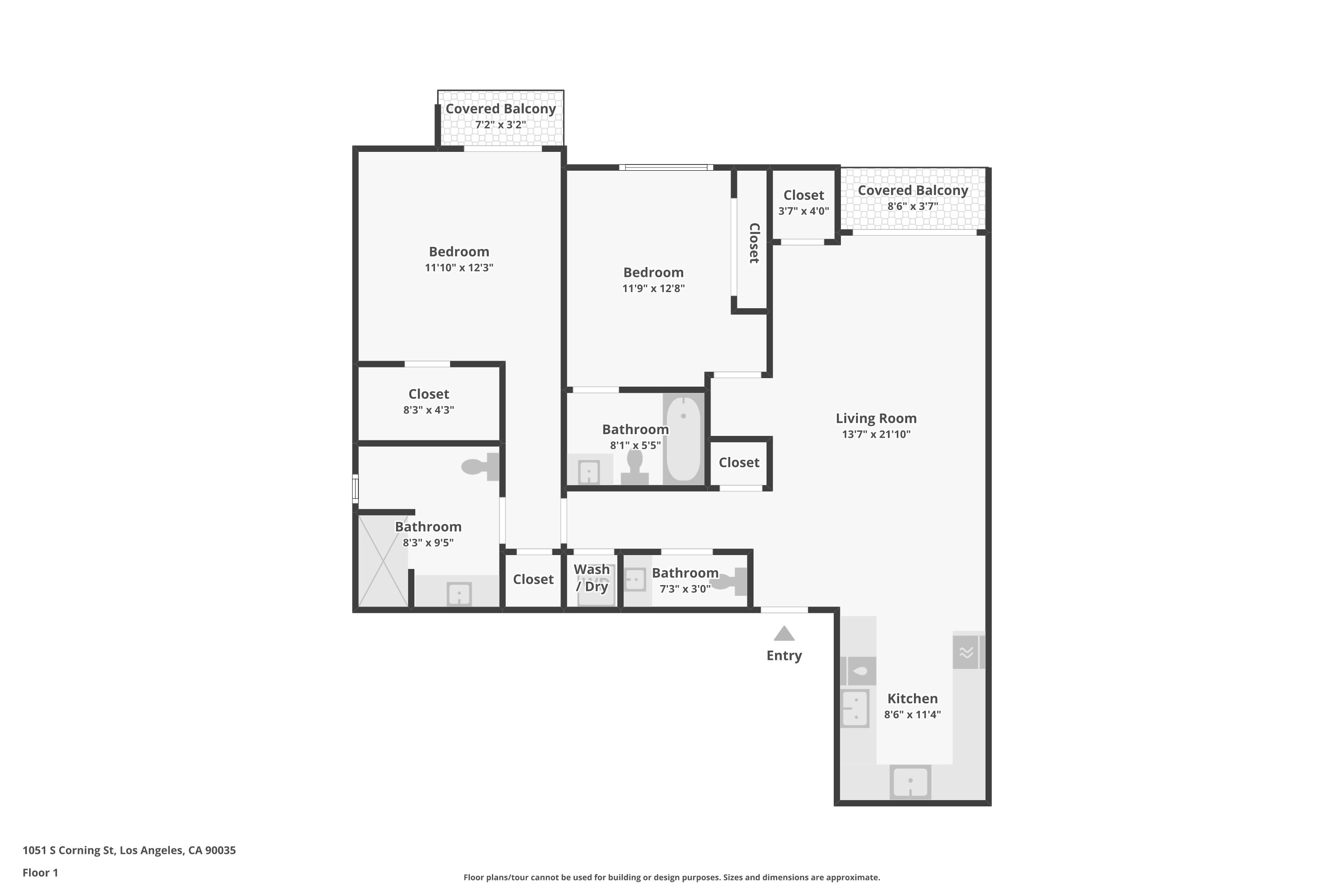 Los Angeles Apartment: 1051 S Corning St