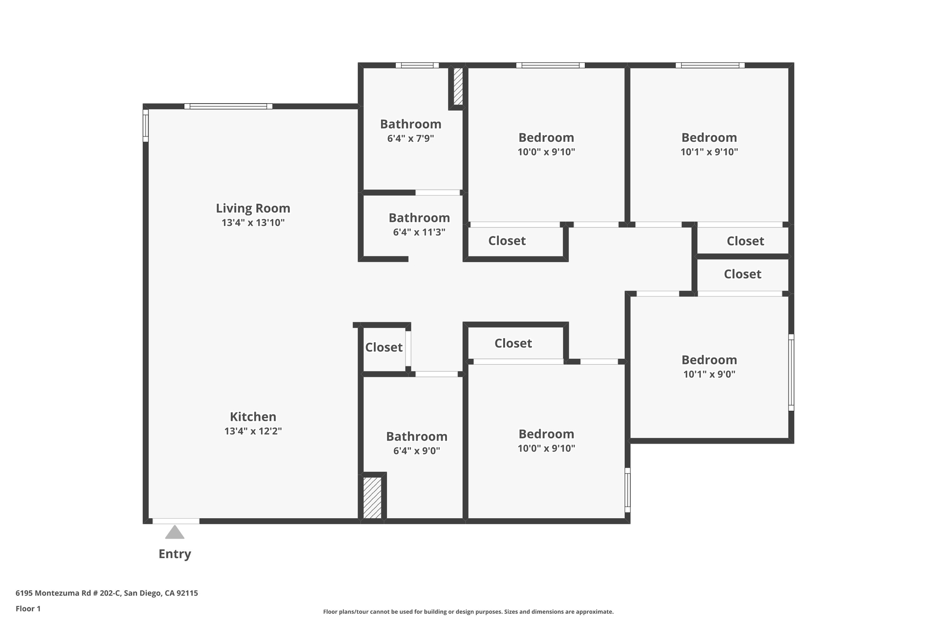 SAN DIEGO Apartment: 6195 MONTEZUMA Rd