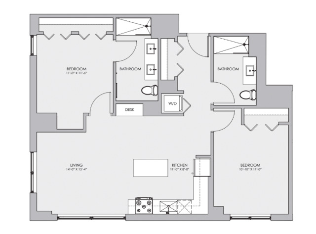 Chicago Apartment: 1714 W Roscoe St