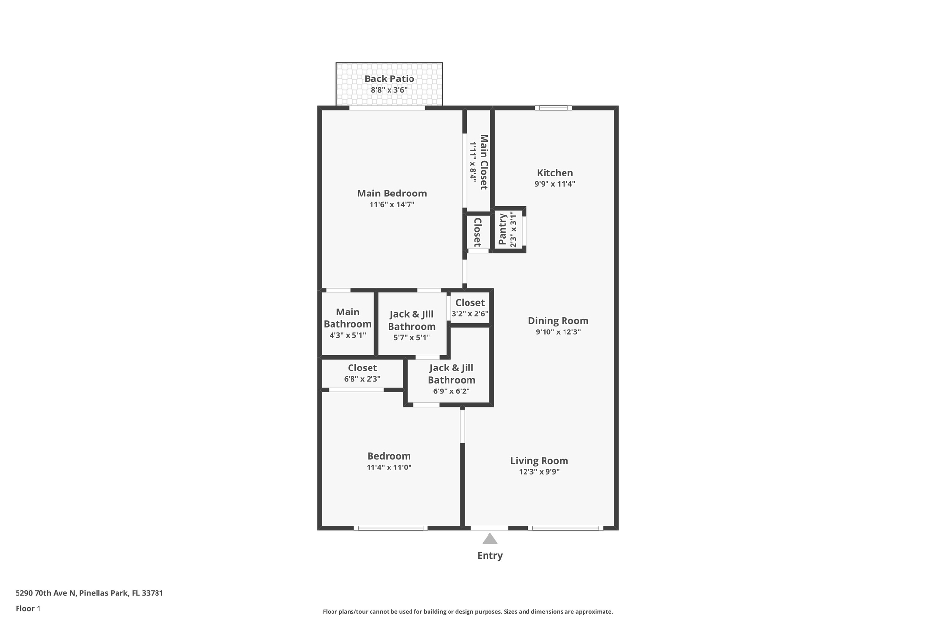 Pinellas Park Apartment: 5290 70th Ave N