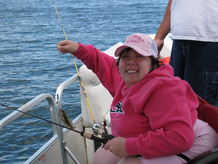 Photo of Perch catch on pontoon boat.
