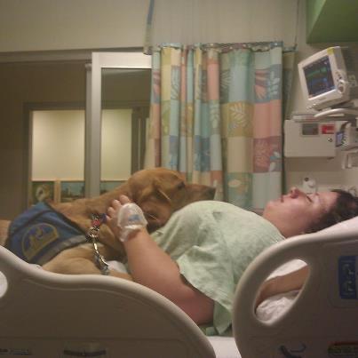 Emelia lying on Kelsey's stomach