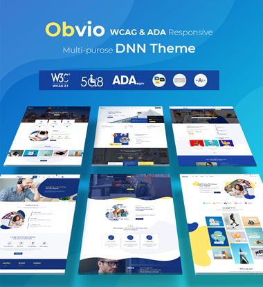 Picture of Obvio WCAG & ADA Responsive Multi-Purpose DNN Theme (V5.1.0) / Content Builder / 13 designs