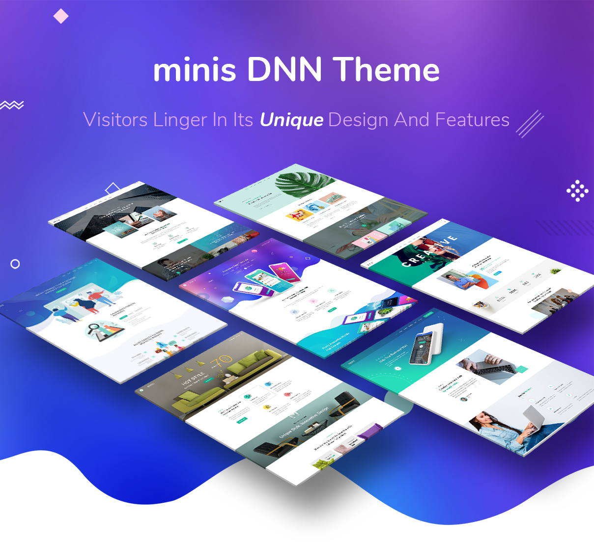Picture of Minis Unlimited Responsive Multi-Purpose DNN Theme (V5.2.0) / Content Builder / 24 designs 