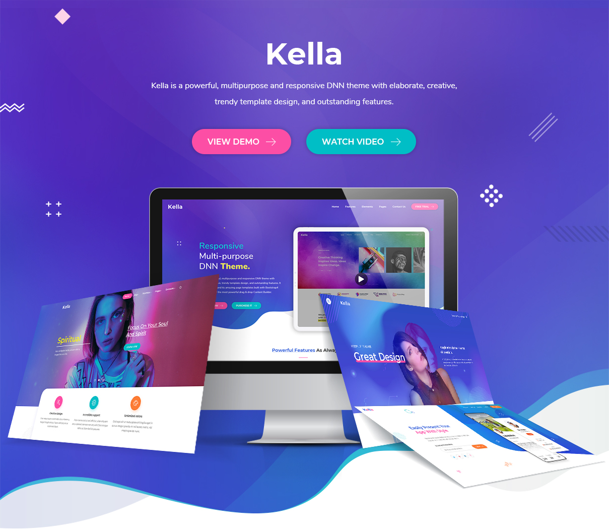 Picture of Kella Unlimited Responsive Multi-Purpose DNN Theme (V5.1.0) / Content Builder / 22 designs 