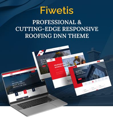 Picture of Fiwetis Red Roofing Responsive DNN Theme (V1.0.0) / Content Builder / 6 designs 