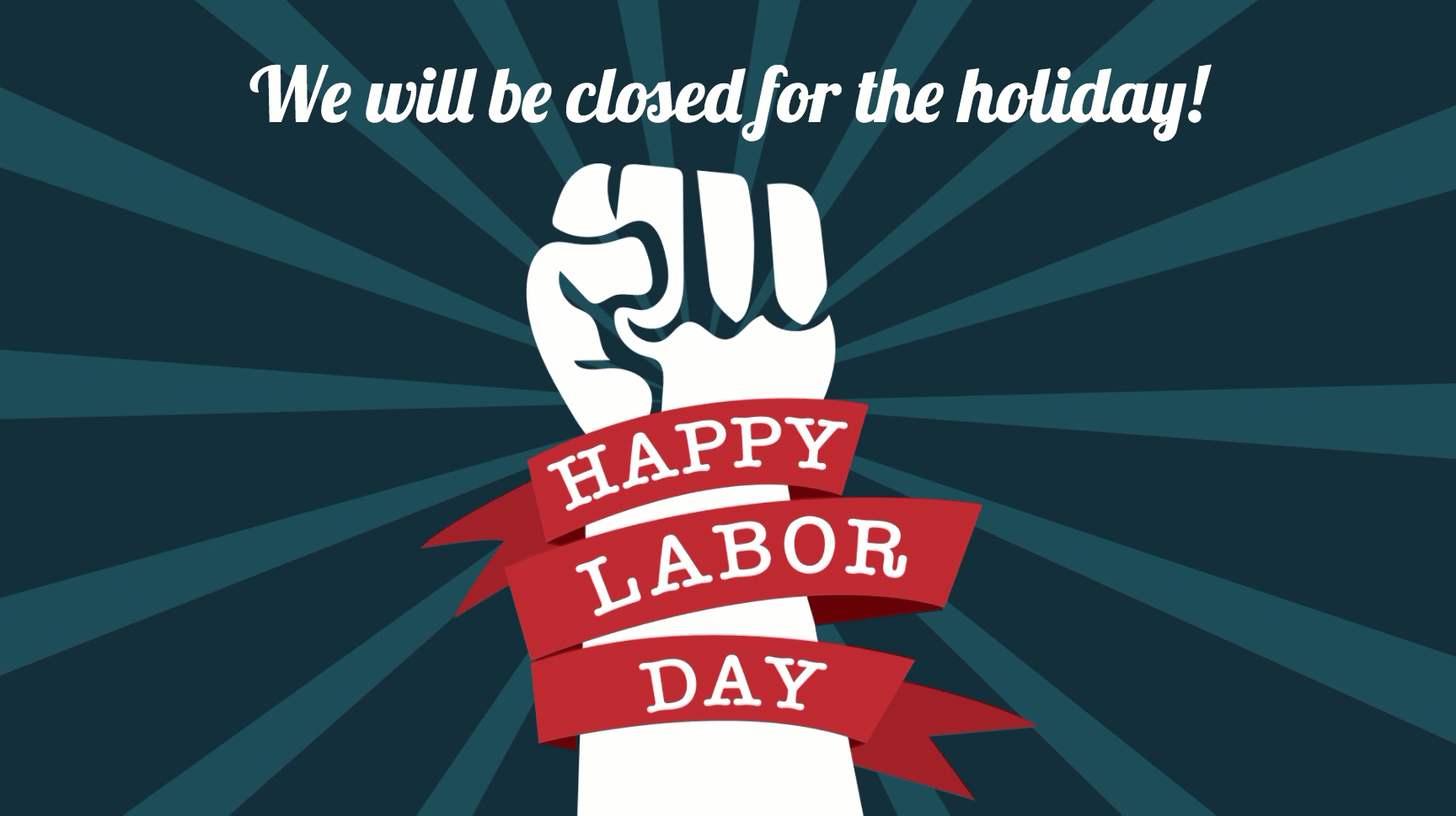 closed labor day sign template