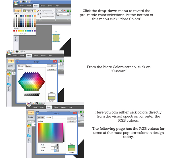 Create Custom Colors