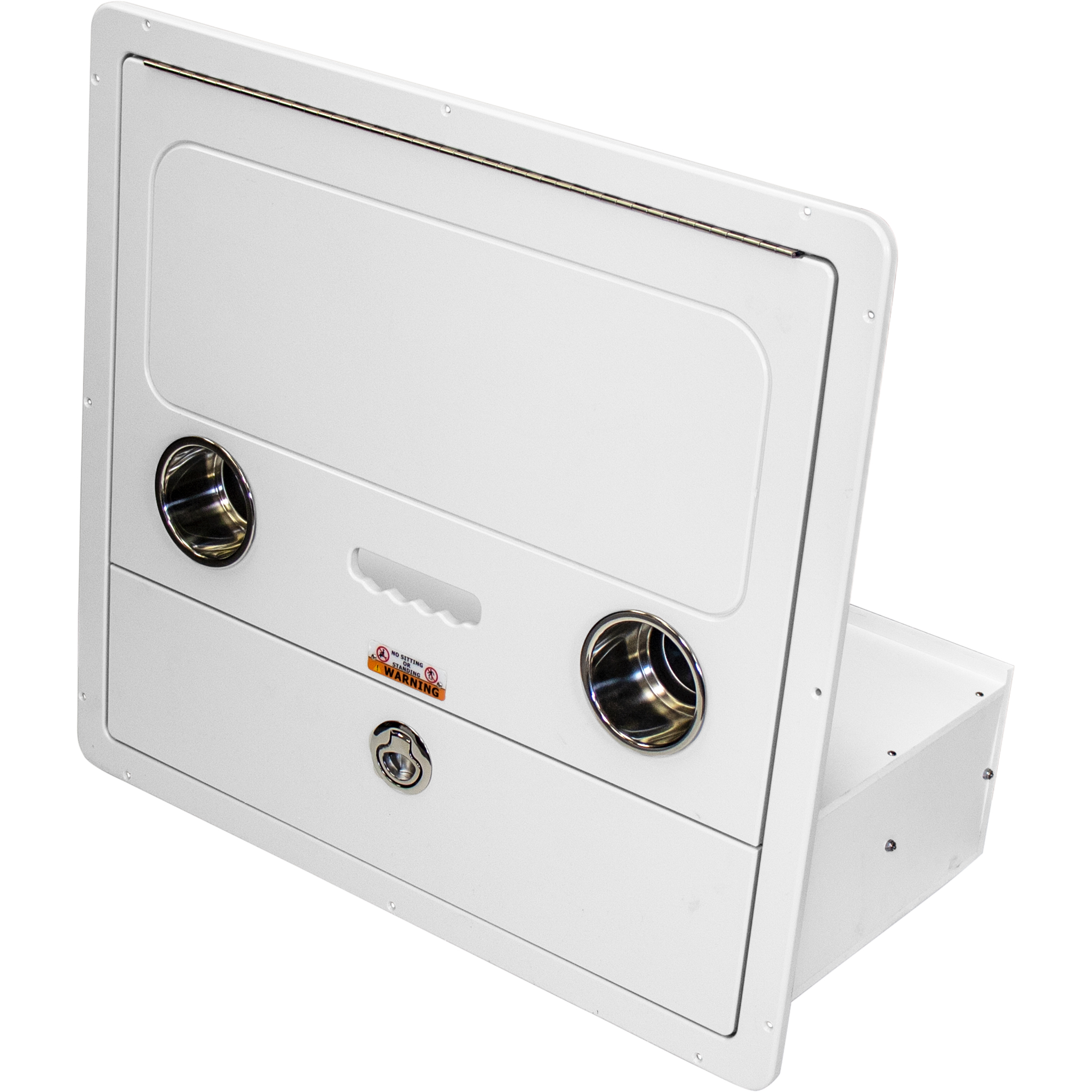 Pontoon Folding Table and Storage Drawer Teak Isle