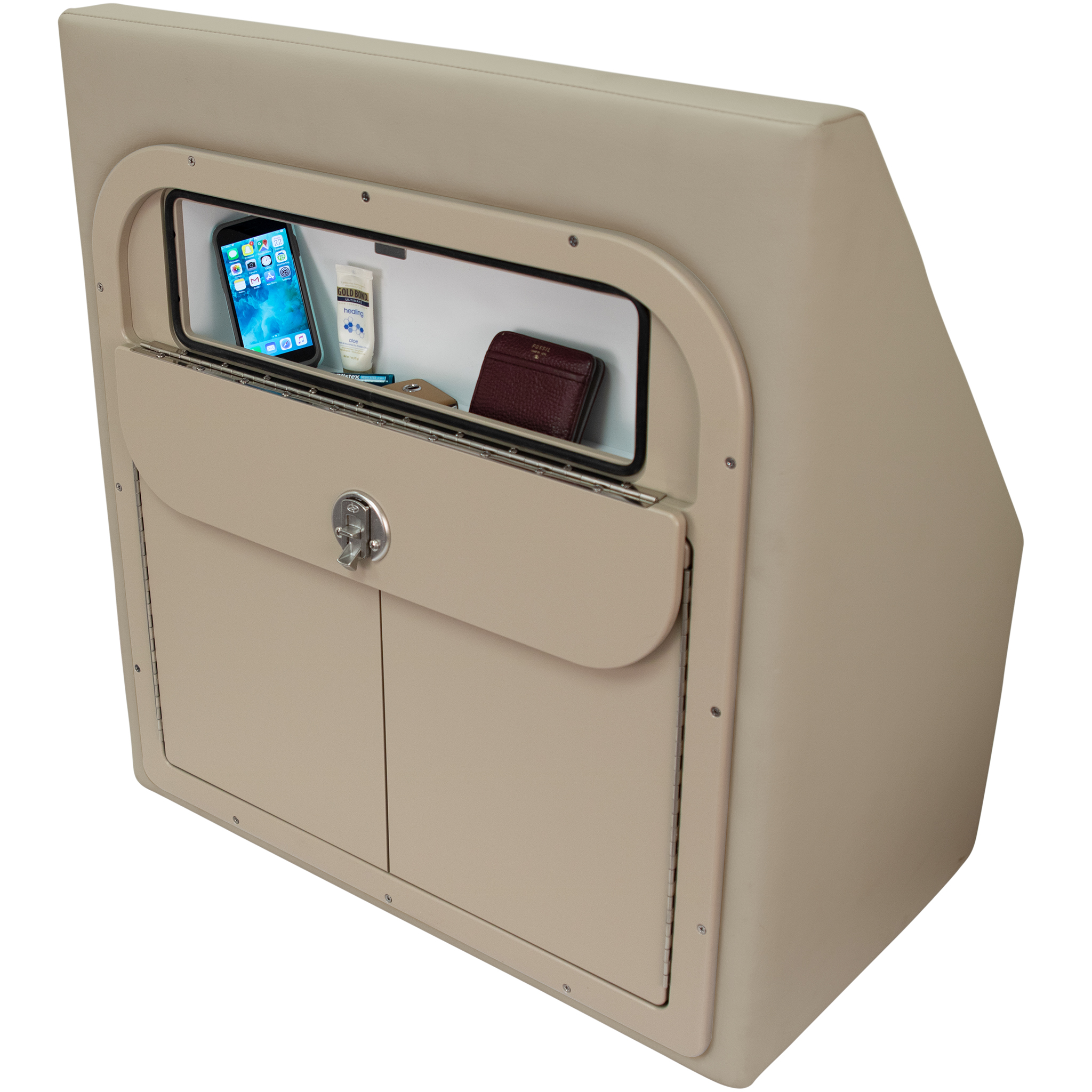 Pontoon Lounge Backrest Wine Storage Teak Isle