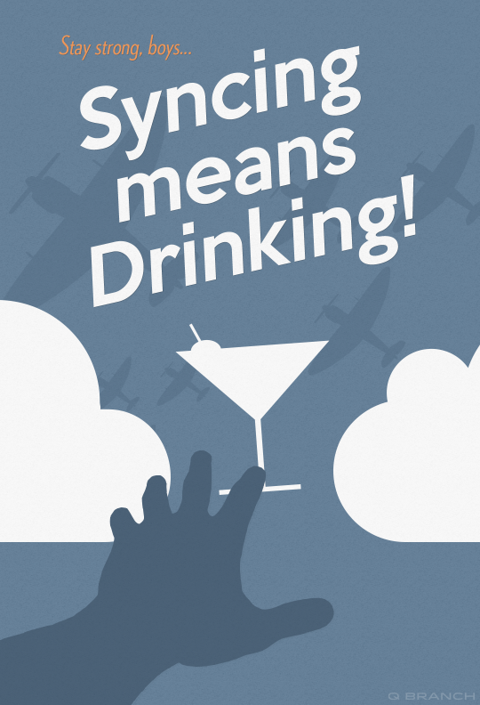 Loose lips, sync ships.