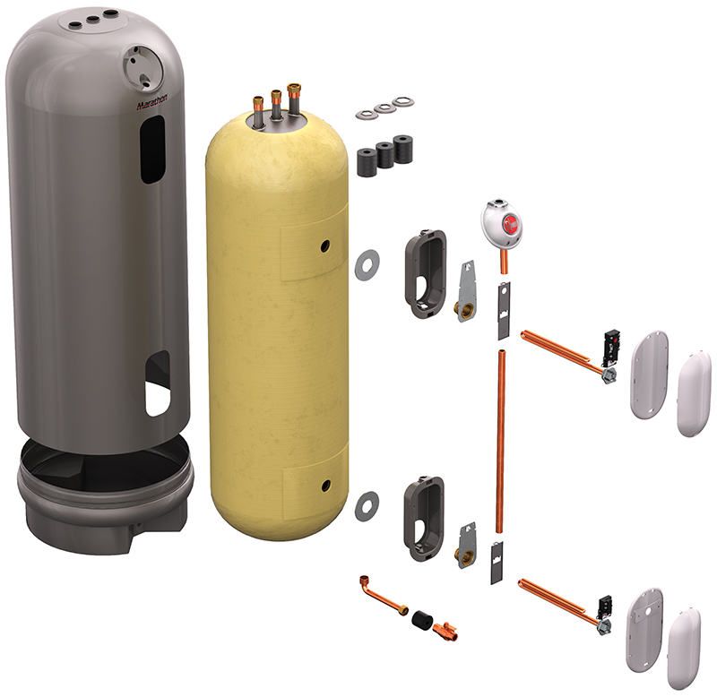 Rheem Residential Electric Water Heaters Marathon MR50245C Rheem