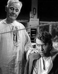 Clarence and George from It's a Wonderful Life.