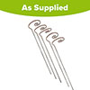 Ready to Rust Spiral Steel Plant Supports 5 Pack