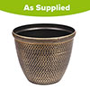 Cromarty Antique Gold Planter