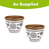 White Papilio Planters